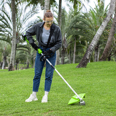 24V+24V Rasentrimmer 40cm - 2x 4Ah Akkus