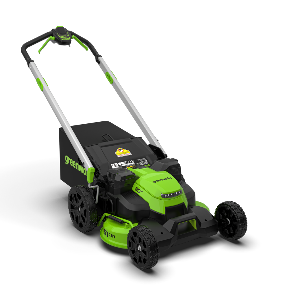 60V Rasenmäher 61cm mit Radantrieb - 2x 4Ah Akkus