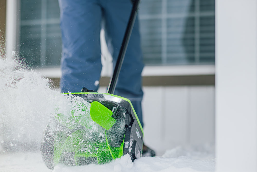 POWERALL 48V (24V x 2) Schneefräse – 2x 4Ah Akku