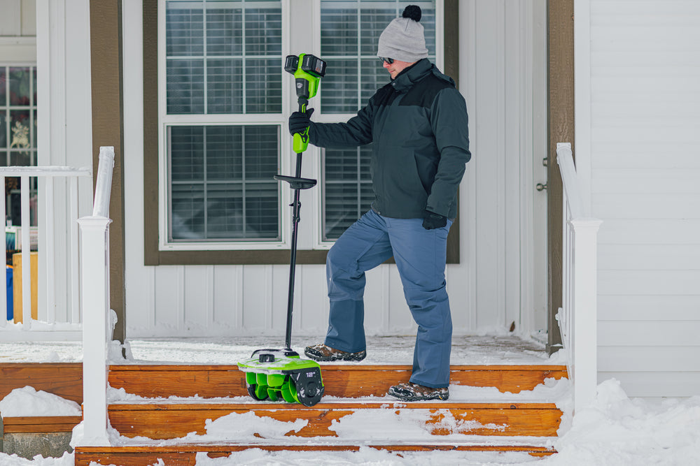 POWERALL 48V (24V x 2) Schneefräse – 2x 4Ah Akku