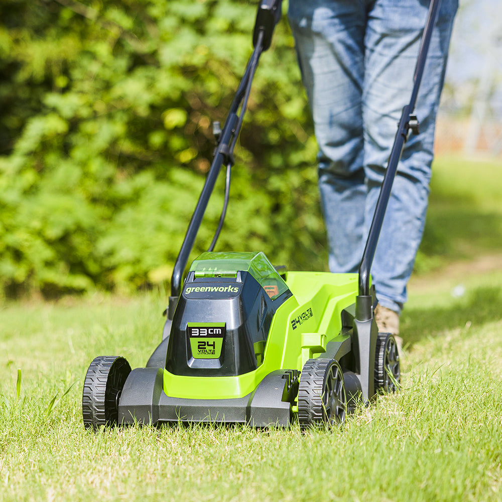 POWERALL 24V Rasenmäher 33cm - 2Ah Akku