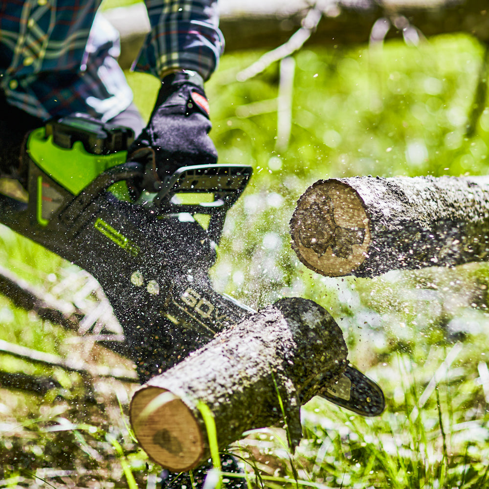 60V Kettensäge 40cm - 4Ah Akku