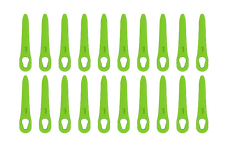 20 Ersatzklingen für Rasentrimmer