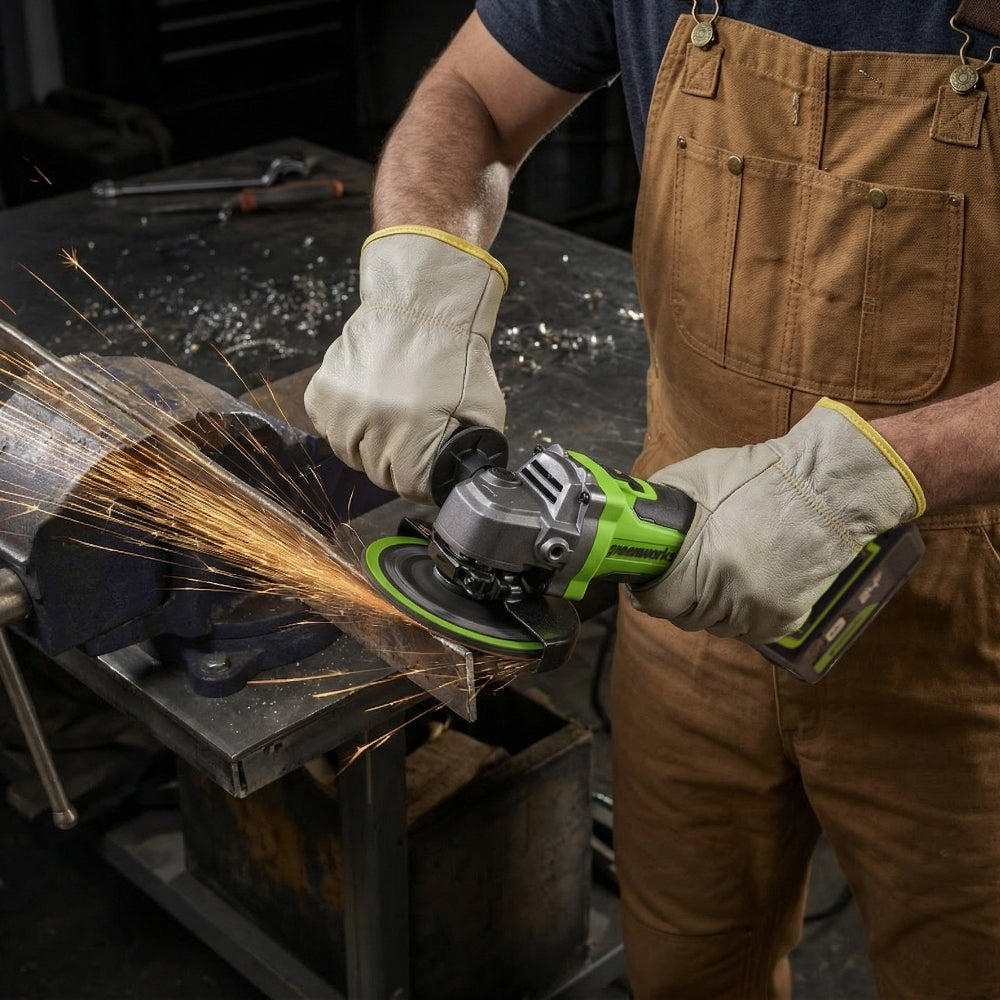 POWERALL 24V Angle Grinder - 4Ah Battery