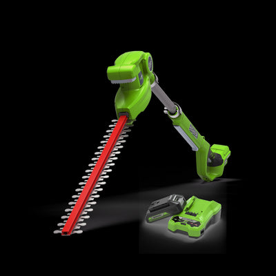 24V Stab-Heckenschere 51cm - 2Ah Akku