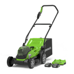 24V+24V Rasenmäher 36cm - 2x 2Ah Akkus