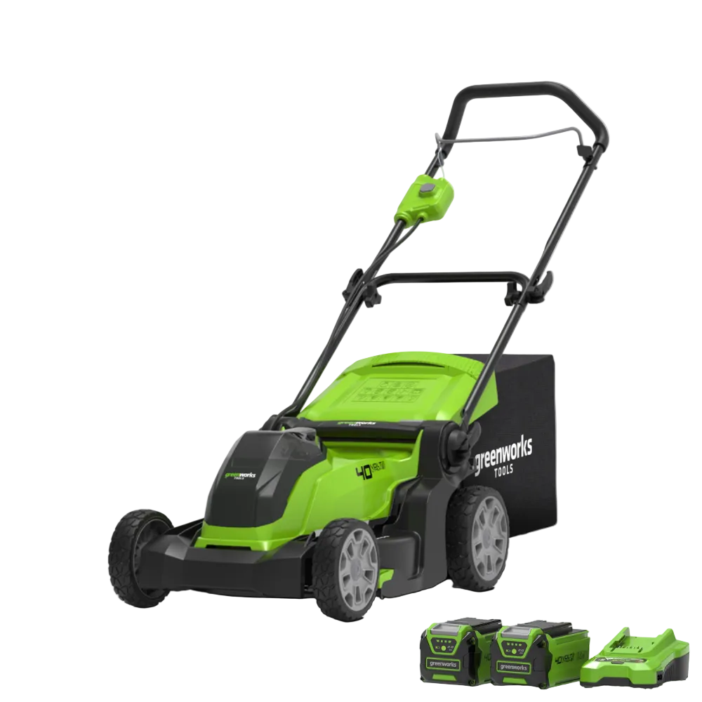 40V Lawn Mower 41cm - 2x 2Ah Battery