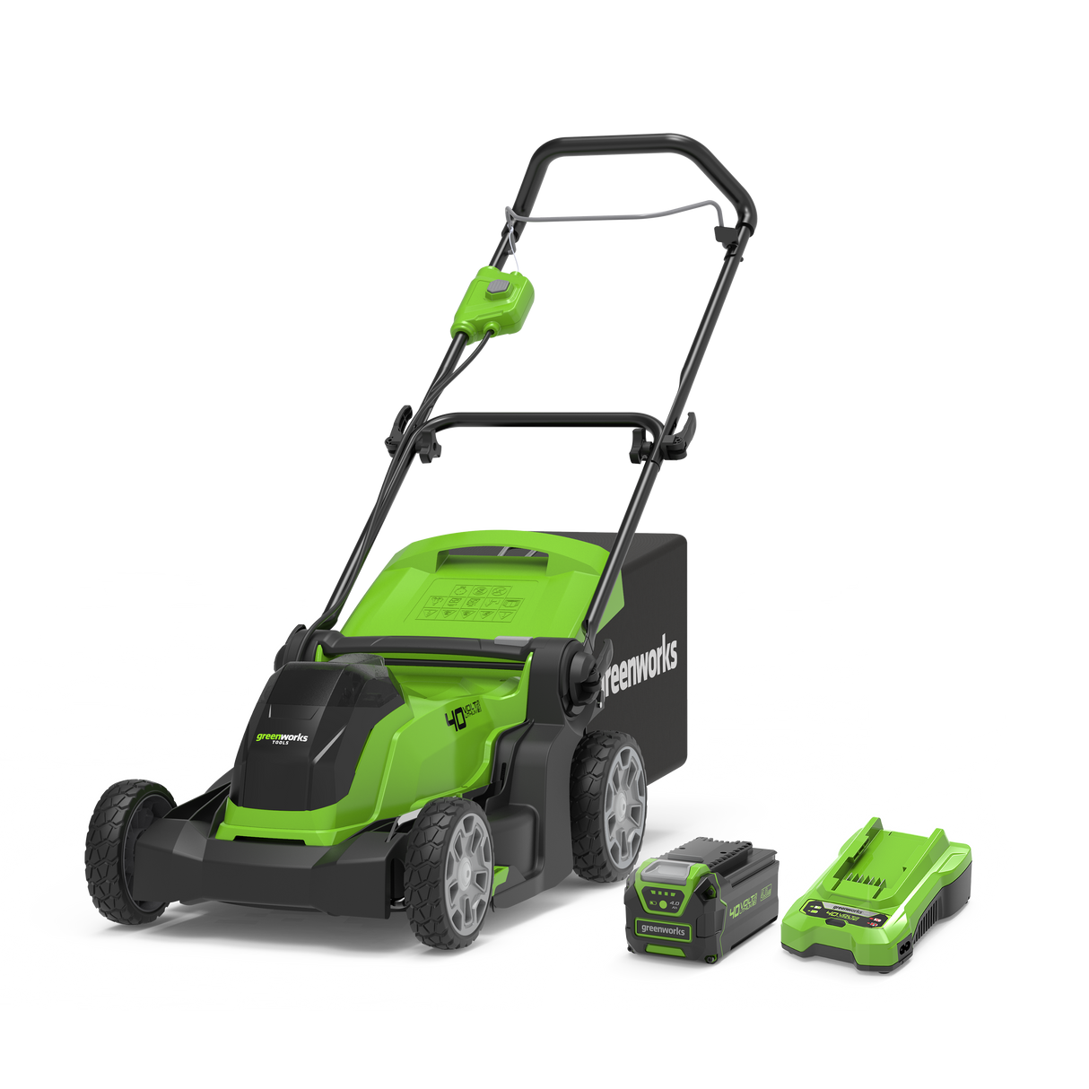 40V Rasenmäher 41cm - 4Ah Akku