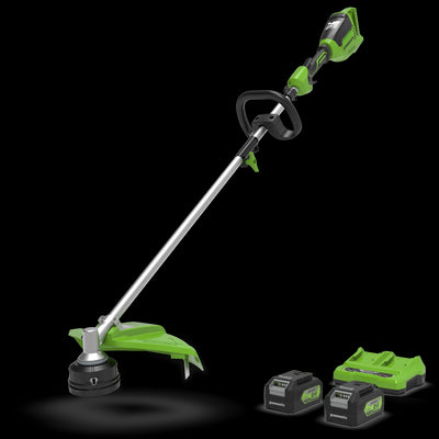 48V (24V x 2) Rasentrimmer 40cm - 2x 4Ah Akkus