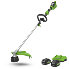 24V+24V Rasentrimmer 40cm - 2x 4Ah Akkus