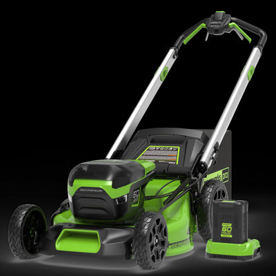 60V Rasenmäher 46cm mit Radantrieb - 4Ah Akku