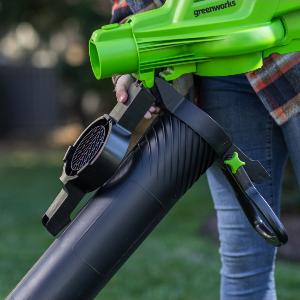 48V (24V x 2) Laubbläser / Laubsauger 386 km/h Gen. II - Ohne Akku