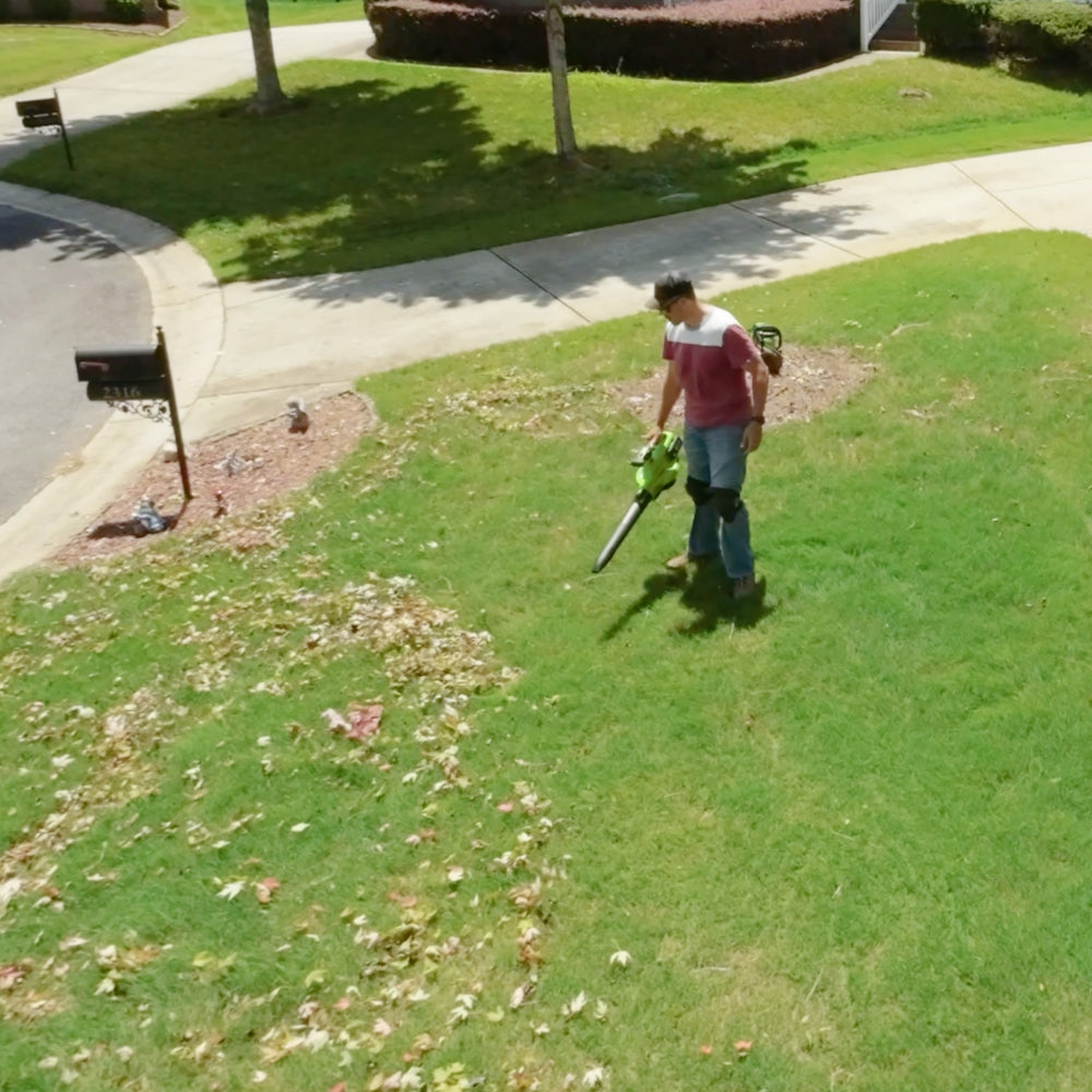 48V (24V x 2) Laubbläser / Laubsauger 386 km/h Gen. II - Ohne Akku