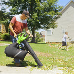 48V (24V x 2) Laubbläser / Laubsauger 386 km/h Gen. II - Ohne Akku