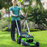 60V Rasenmäher 51cm mit Radantrieb - 4Ah Akku