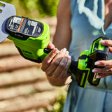 POWERALL 24V Gras- und Strauchschere 2-in-1 - 2Ah Akku