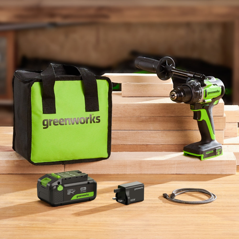 24V Schlagbohrmaschine 90Nm – 4Ah Akku