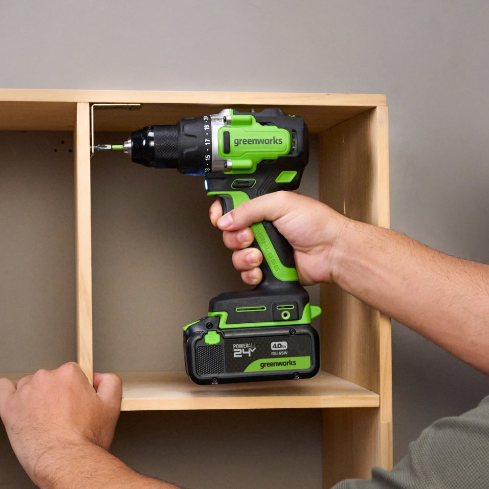 24V Schlagbohrmaschine 90Nm – 4Ah Akku