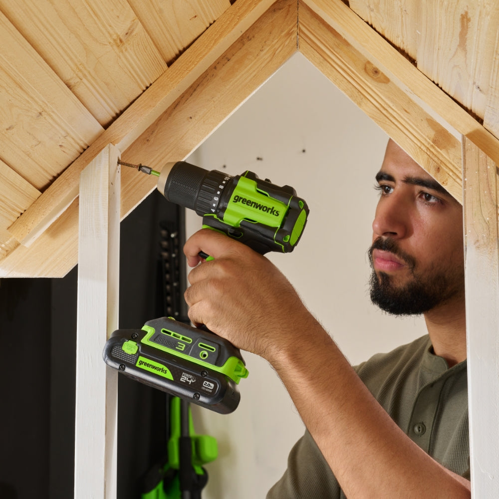 24V Akkuschrauber 45Nm + Schlagschrauber 220Nm Set - 2x 2Ah Akkus