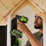 24V Akkuschrauber 45Nm + Schlagschrauber 220Nm Set - 2x 2Ah Akkus