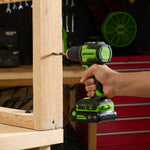 24V Akkuschrauber 45Nm + Schlagschrauber 220Nm Set - 2x 2Ah Akkus