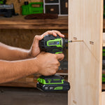 24V Akkuschrauber 45Nm + Schlagschrauber 220Nm Set - 2x 2Ah Akkus