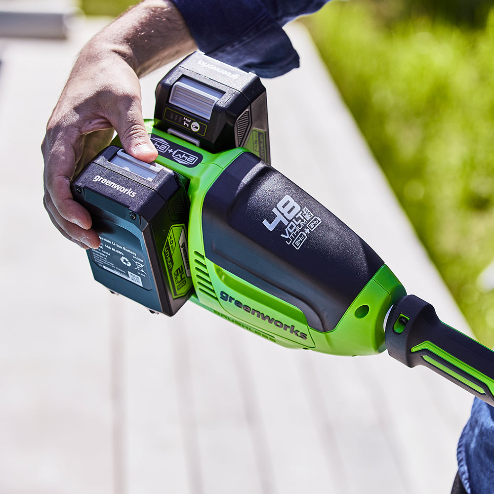 POWERALL 48V (24V x 2) Rasentrimmer 40cm - 2x 4Ah Akkus