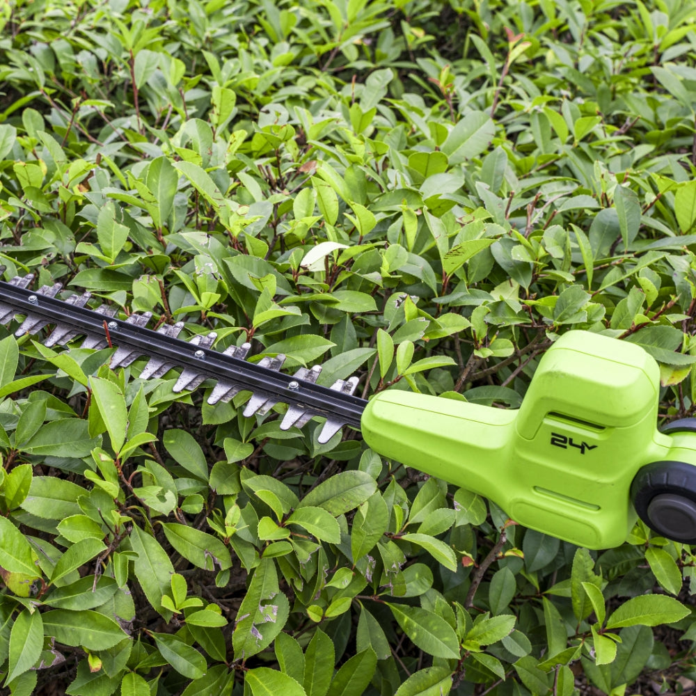 POWERALL 24V Stab-Heckenschere 51cm Gen. II - 2Ah Akku
