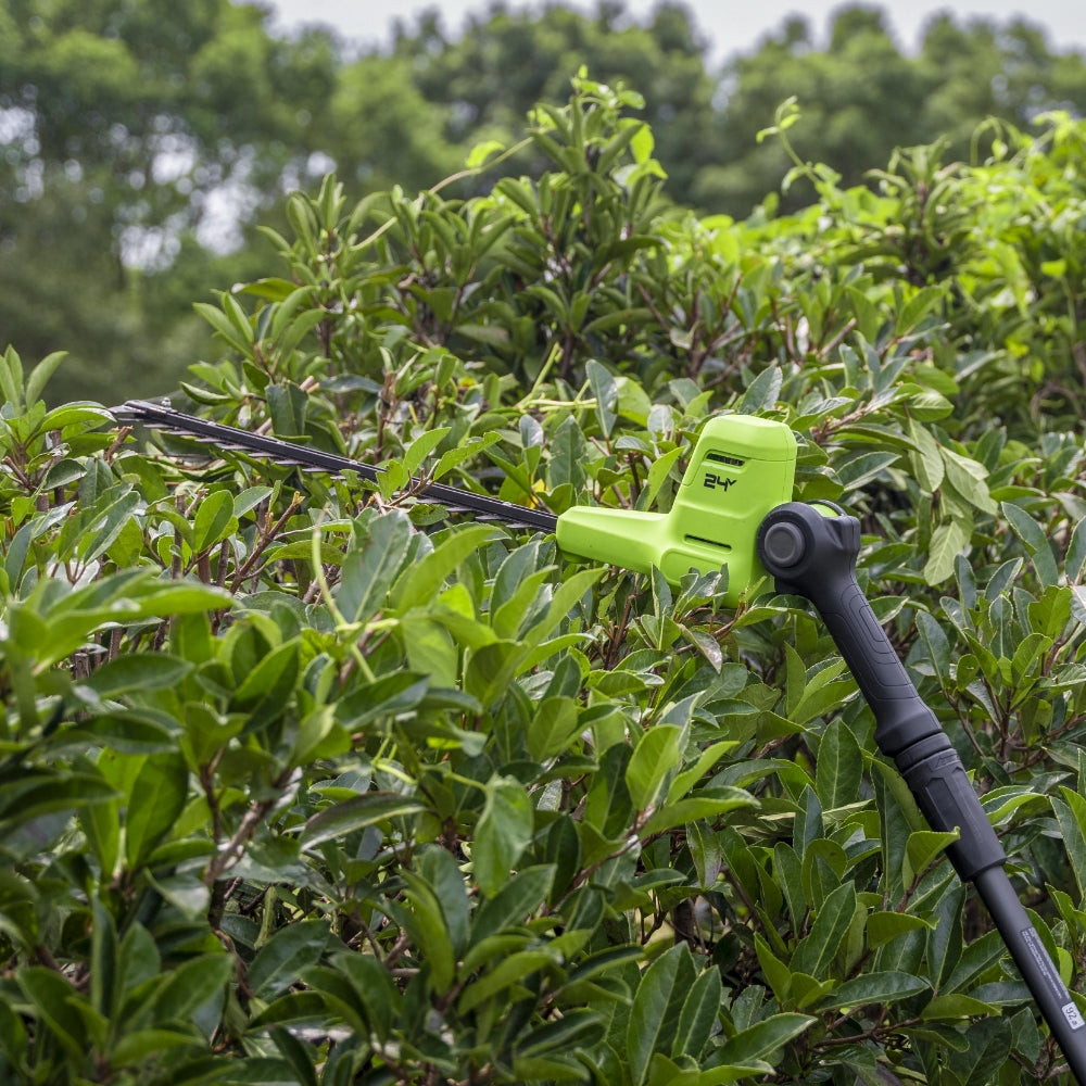 POWERALL 24V Stab-Heckenschere 51cm Gen. II - 2Ah Akku