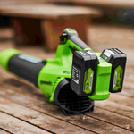 48V (24V x 2) Laubbläser 217 km/h - 2x 2Ah Akkus