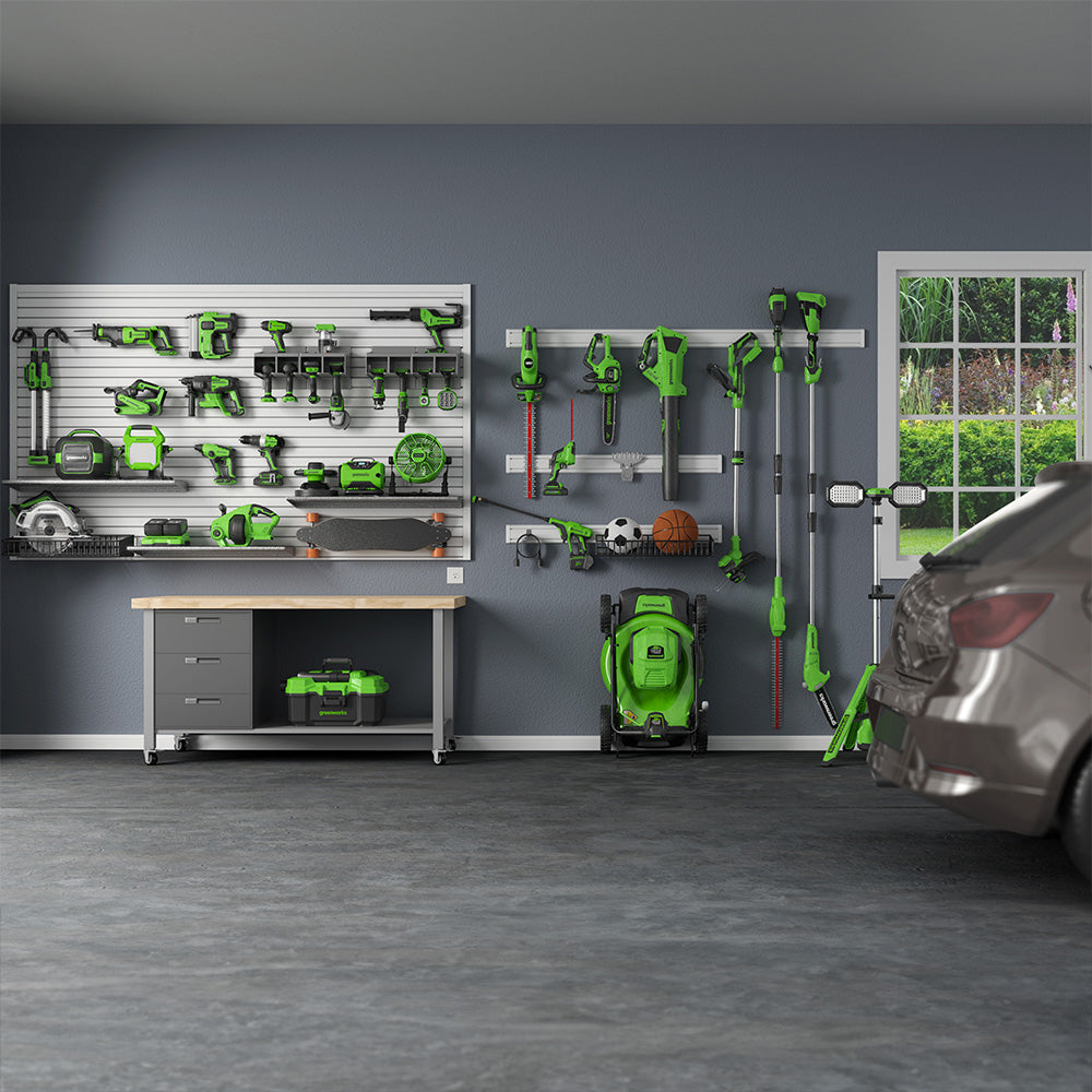 Greenworks G40WL Akku Arbeitsleuchte Mit Haken Zum Aufhängen