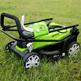 40V Rasenmäher 35cm - 2x 2Ah Akkus