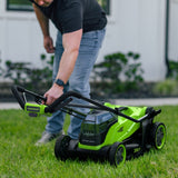 POWERALL 48V (24V x 2) Rasenmäher 36cm - 2x 4Ah Akkus