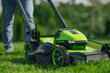 POWERALL 48V (24V x 2) Rasenmäher 51cm mit Radantrieb - Ohne Akku