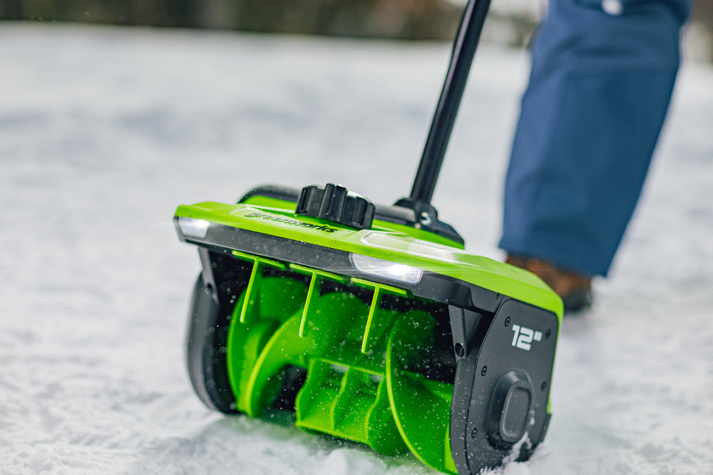 POWERALL 48V (24V x 2) Schneefräse – 2x 4Ah Akku
