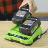 POWERALL 24V Dual-Slot-Ladegerät 4A