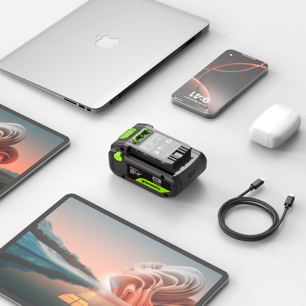 POWERALL 24V Starter Kit 4Ah USB-C Akku + 65W Ladegerät