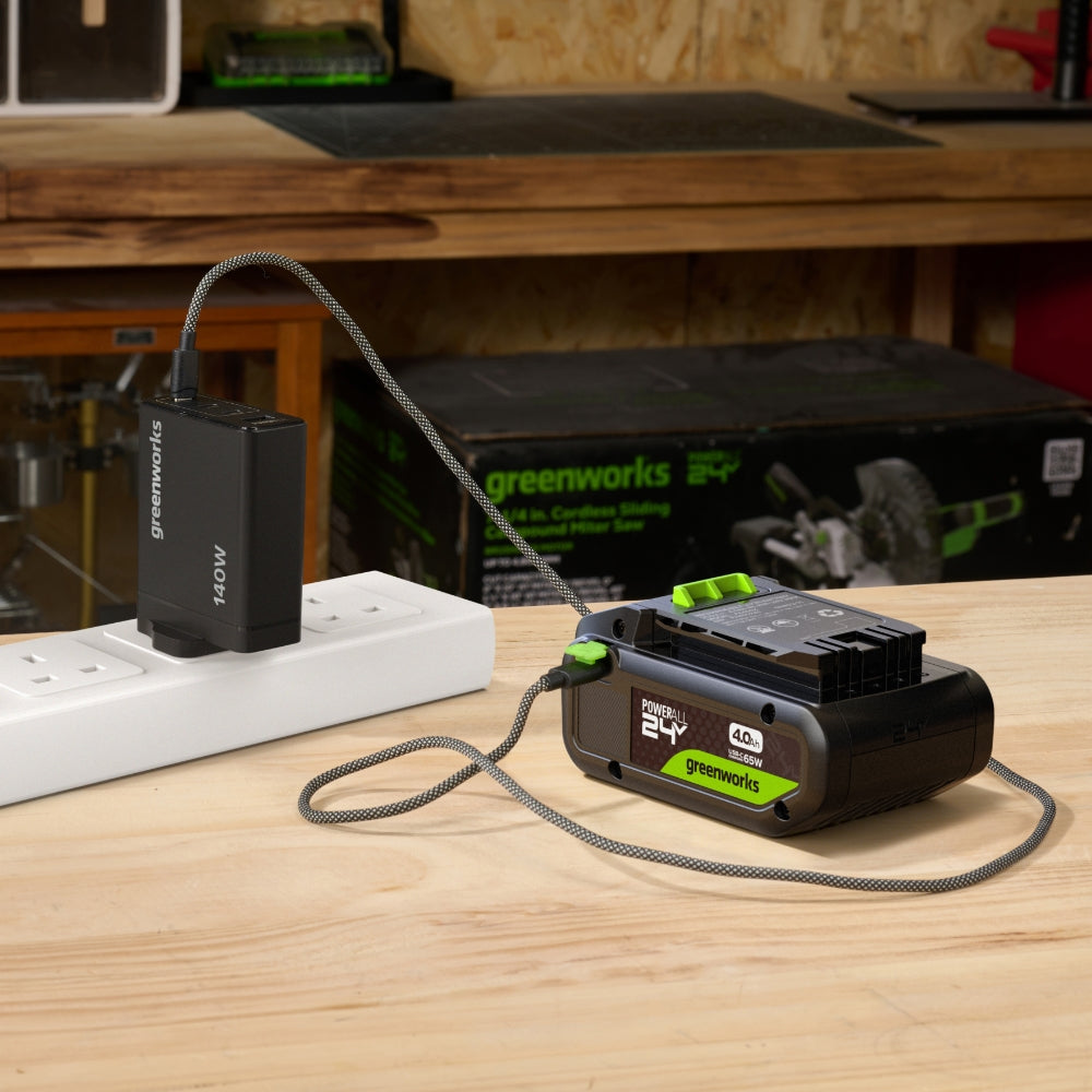 POWERALL 24V Starter Kit 2x 4Ah USB-C Akkus + 140W Ladegerät
