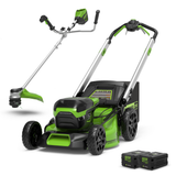 60V Rasenmäher 51cm mit Radantrieb + Freischneider 40cm Set