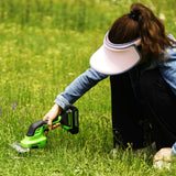 POWERALL 24V Gras- und Strauchschere 2-in-1 - 2Ah Akku
