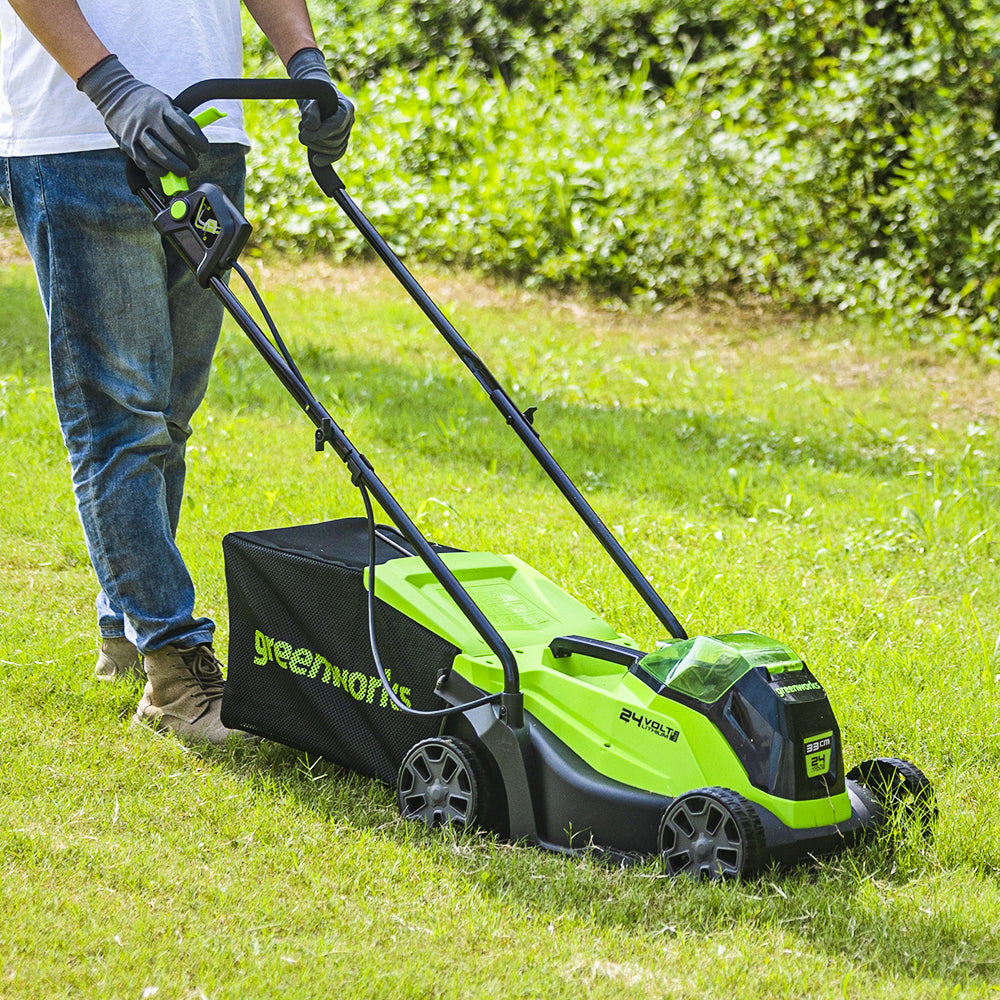POWERALL 24V Rasenmäher 33cm - 2Ah Akku