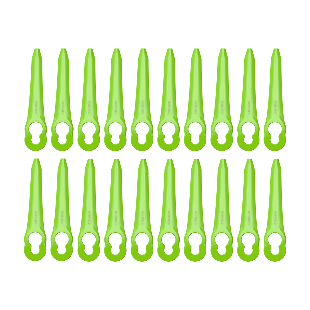 20 Ersatzklingen für Rasentrimmer