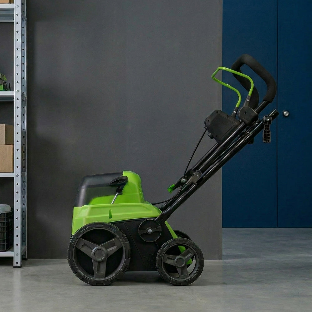 POWERALL 48V (24V x 2) Vertikutierer / Rasenlüfter 2-in-1 38cm - Ohne Akku