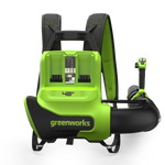 POWERALL 48V (24V x 2) Rucksack-Laubbläser 297 km/h - Ohne Akku