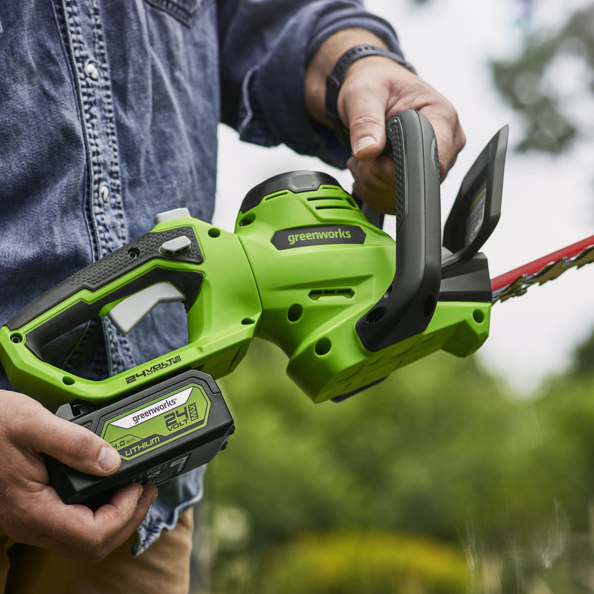 POWERALL 24V Heckenschere 56cm – Ohne Akku