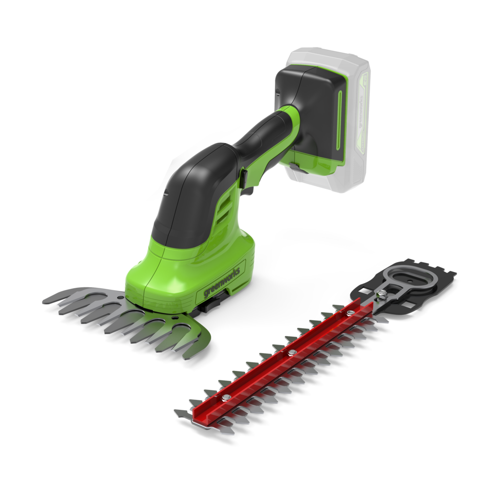 POWERALL 24V Gras- und Strauchschere 2-in-1 - Ohne Akku