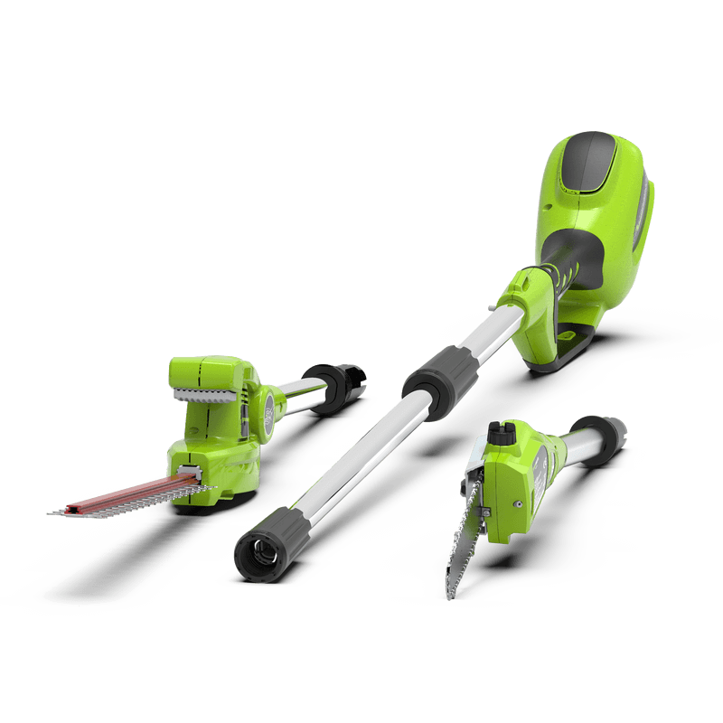 40V Hochentaster & Stab-Heckenschere - 2Ah Akku