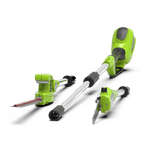 40V Hochentaster & Stab-Heckenschere - 2Ah Akku