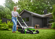 24V+24V Rasenmäher SP 46cm mit 4x 4Ah Akkus