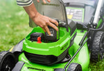 24V+24V Rasenmäher SP 46cm mit 4x 4Ah Akkus